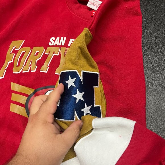 mitchell and ness 49ers crewneck 3.0 san francisco Medium - Picture 5 of 7